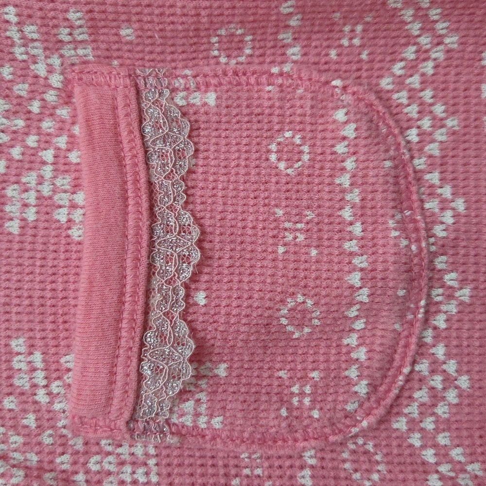Victoria's Secret Thermal Long Sleeve Lounge Pajama Sleep Shirt/ Small - Picture 2 of 7